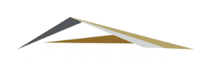 Am Burney Logo (which is a geometric roof with dark and light tan colors - all on top of text that says AM Burney Exteriors