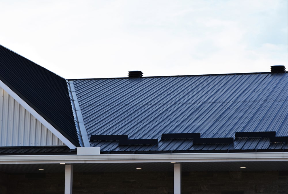commercial metal roof installation